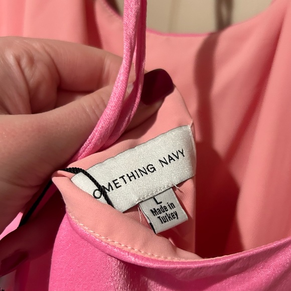 NWT Something Navy Silky Essential Slip Dress - Picture 6 of 15